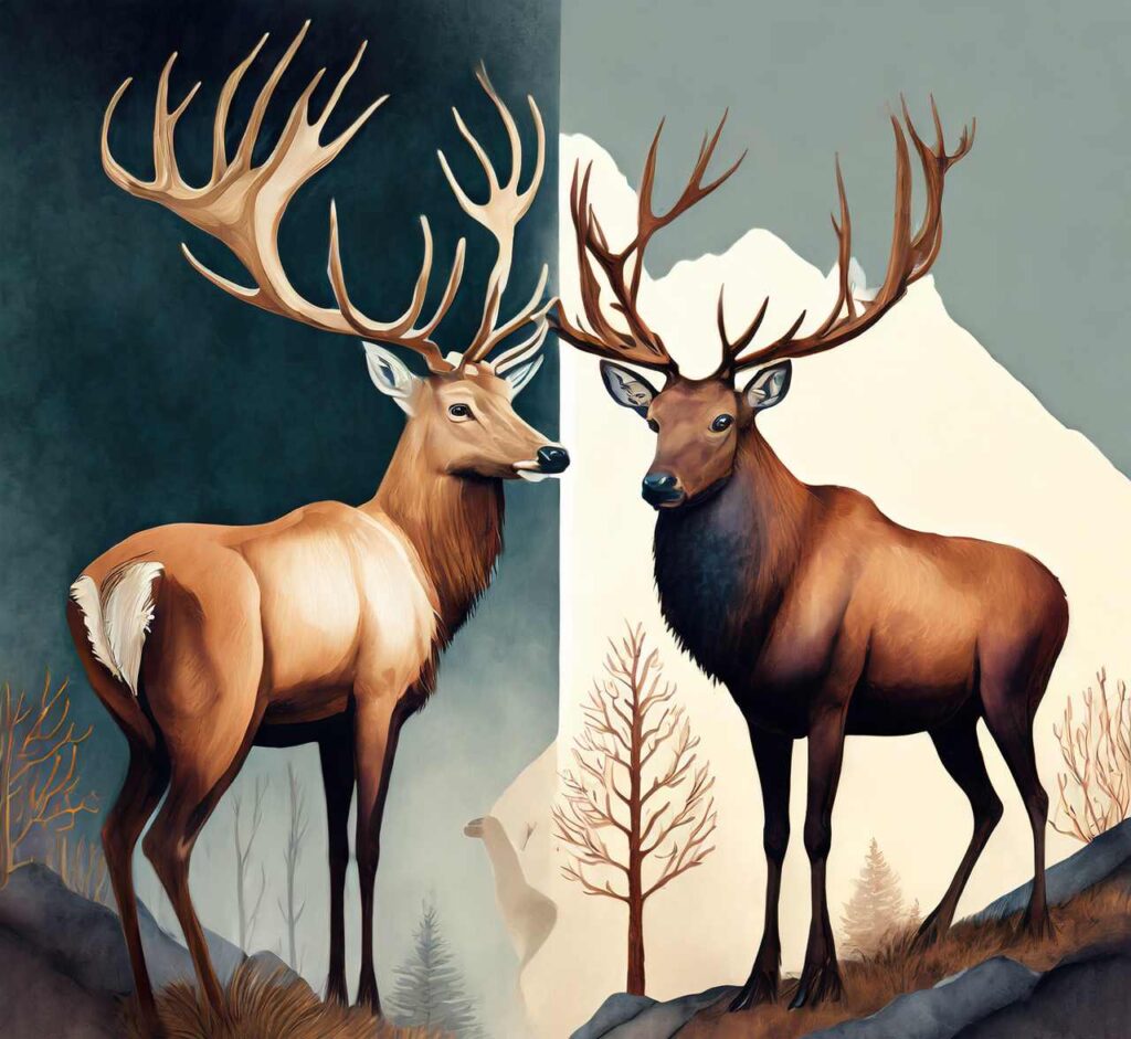 Deer vs elk difference