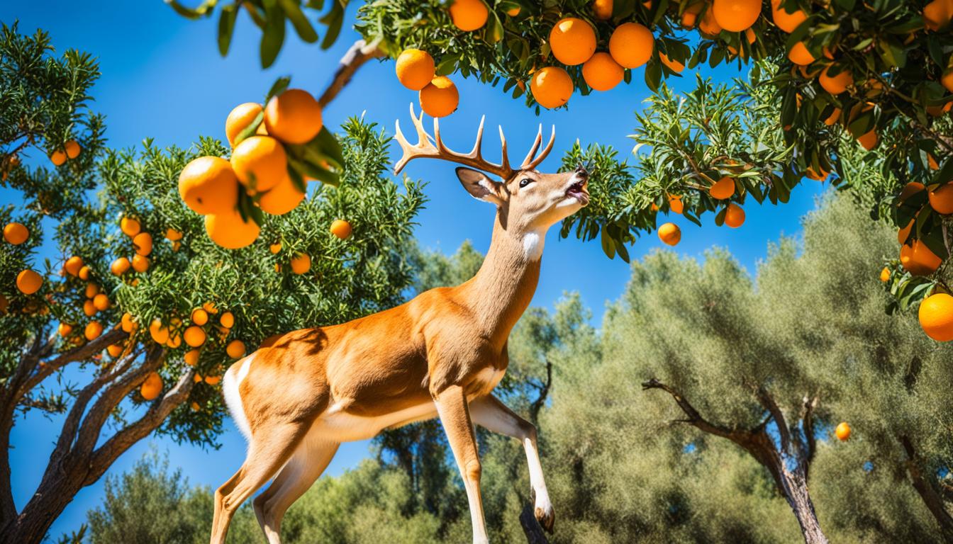 can deer eat oranges