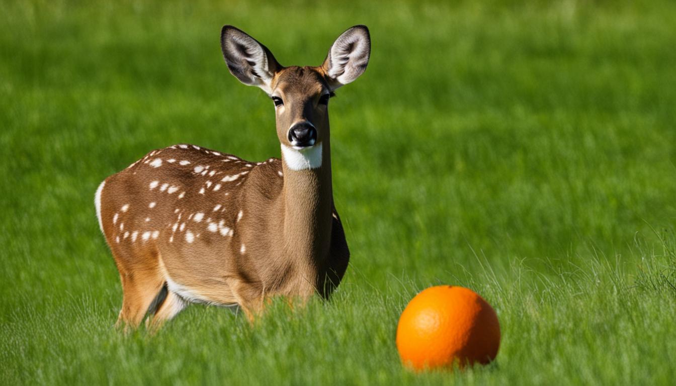 can deer see orange