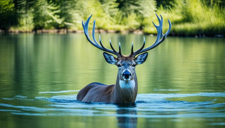 can deer swim