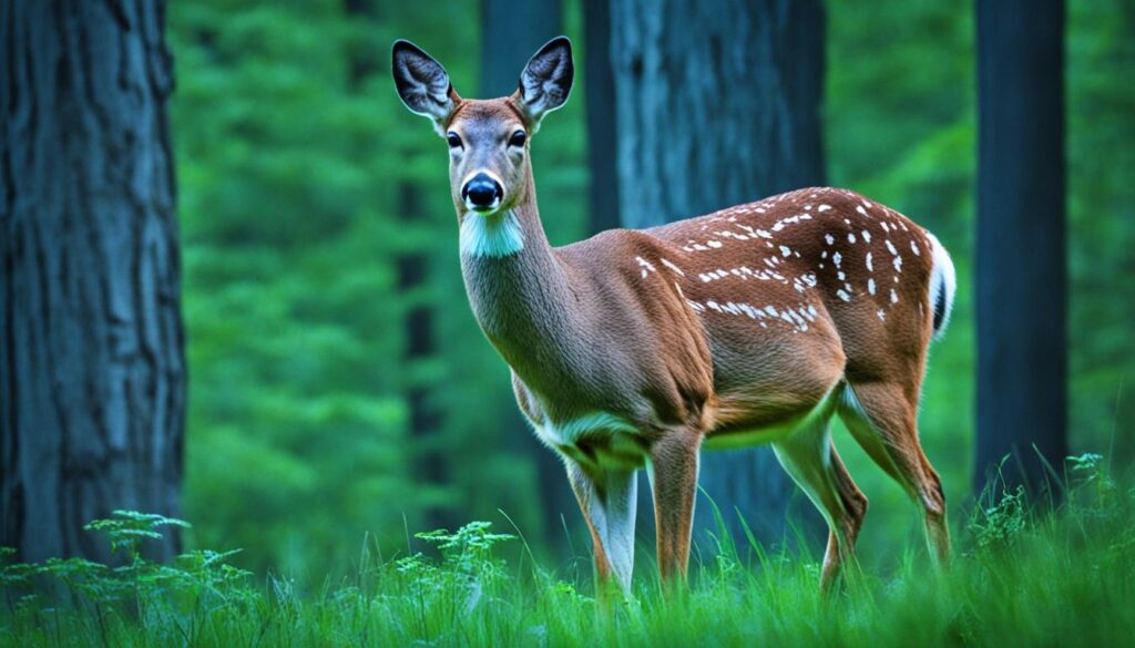 color vision in deer