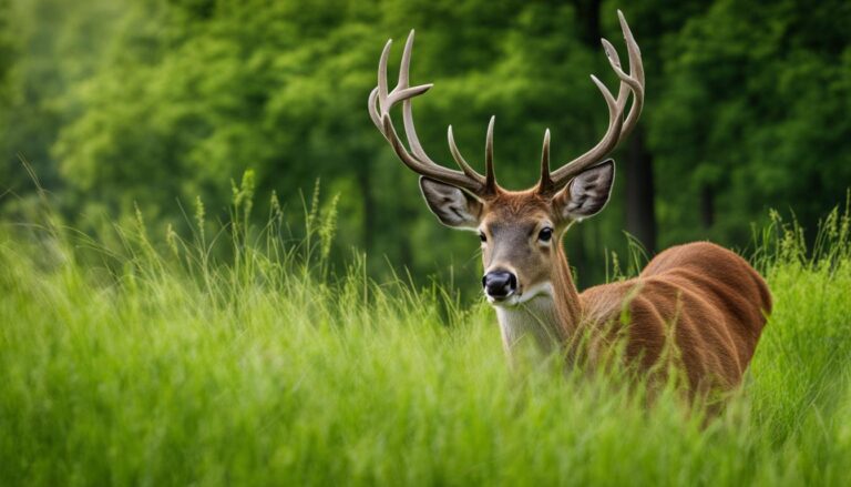 do deer eat grass