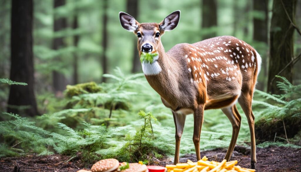 myths about deer eating meat