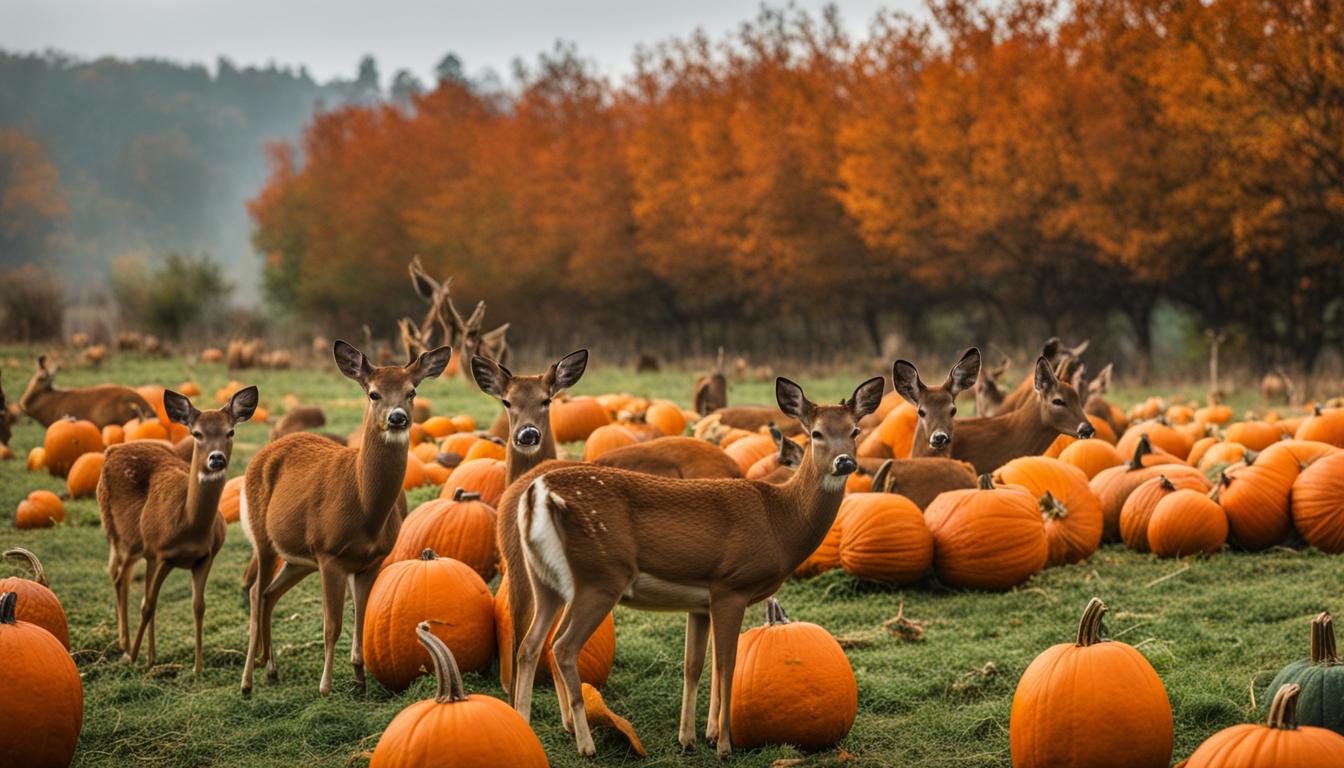 will deer eat pumpkins