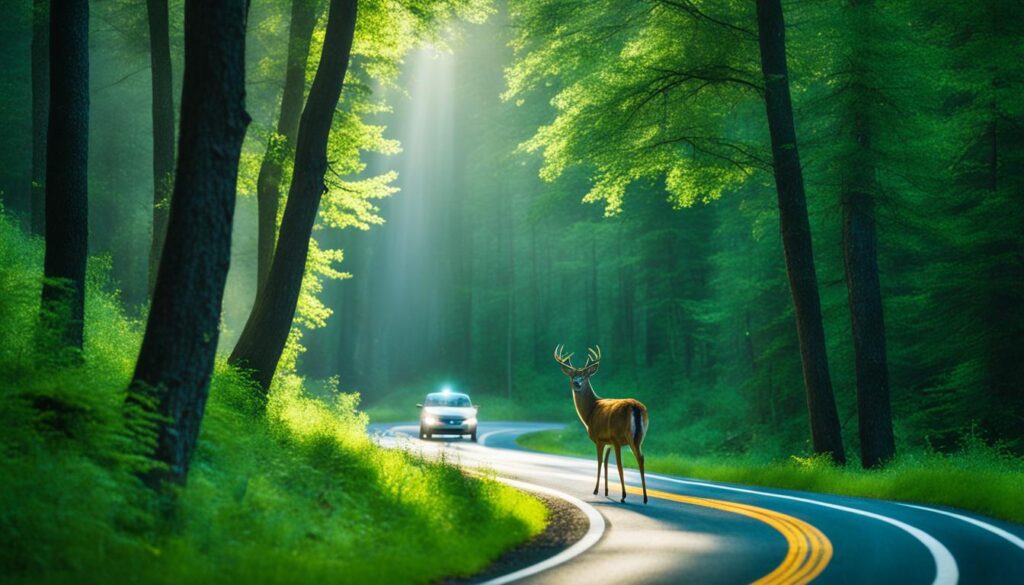 deer attraction to roads