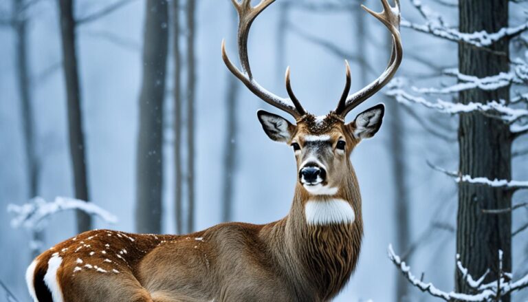how deer survive winter