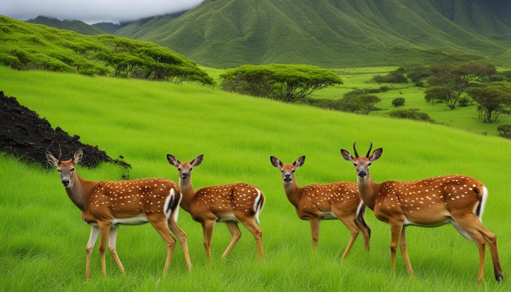 invasive deer species in Hawaii