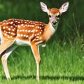 which deer have spots